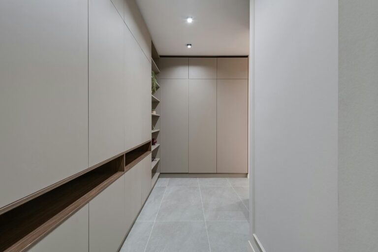 hallway storage space saving